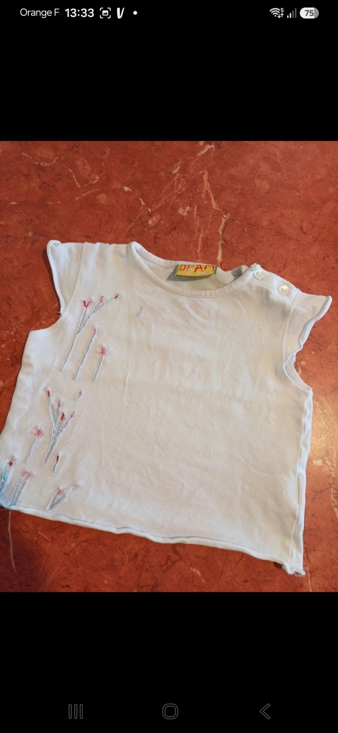 Débardeur bébé taille 12 mois